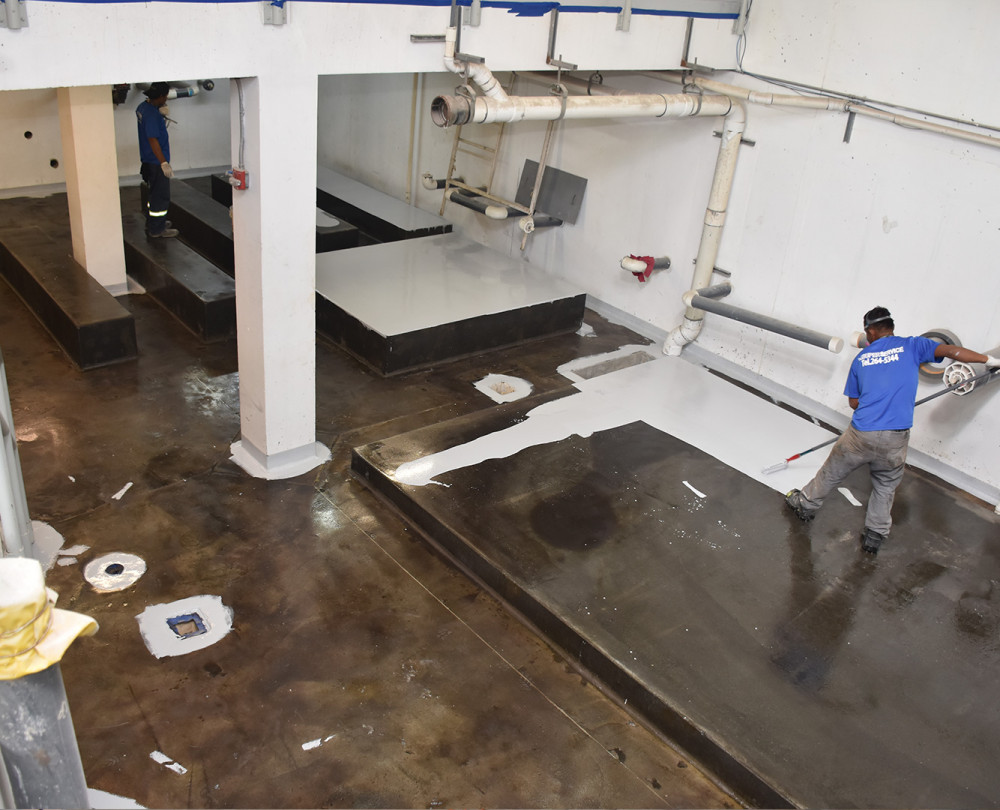 BIOMUSEO AMADOR- INSTALACION DE PISO EPOXICO